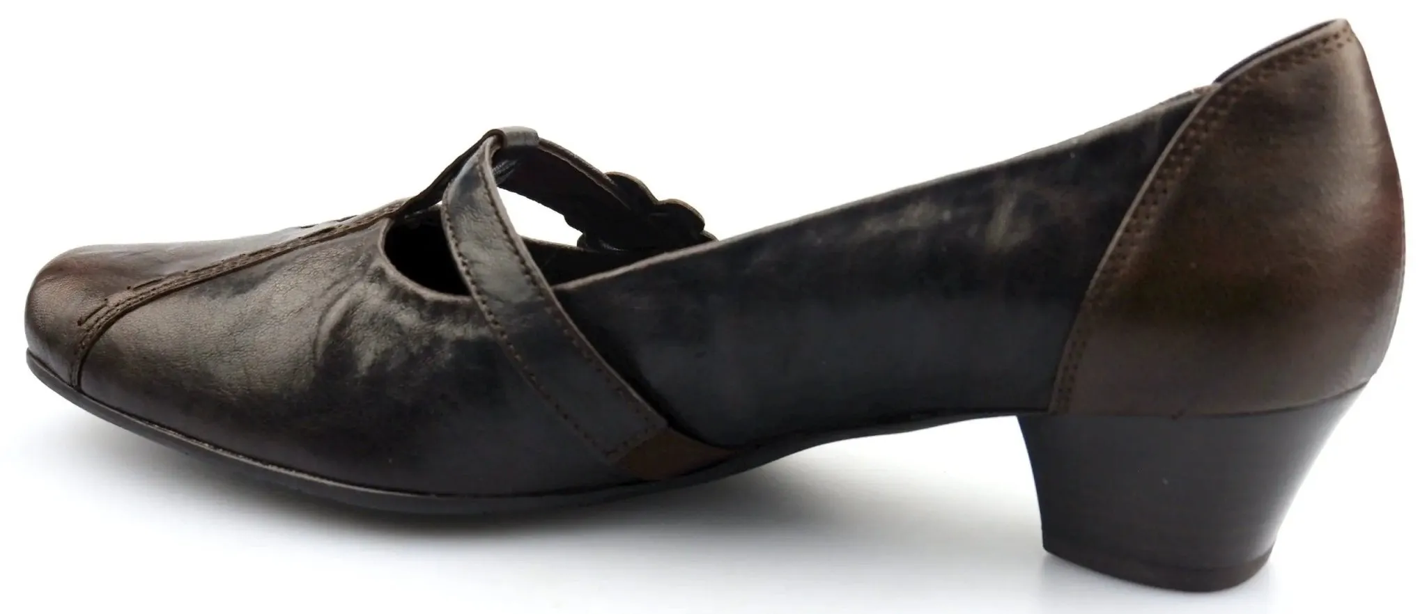 Gabor pump 96.186.15 brown leather