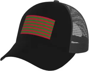 George Rogers Clark Flag Baseball Cap Adjustable for Men Women Breathable Mesh Back Baseball Caps Casual Outdoor Hat Trucker Hat