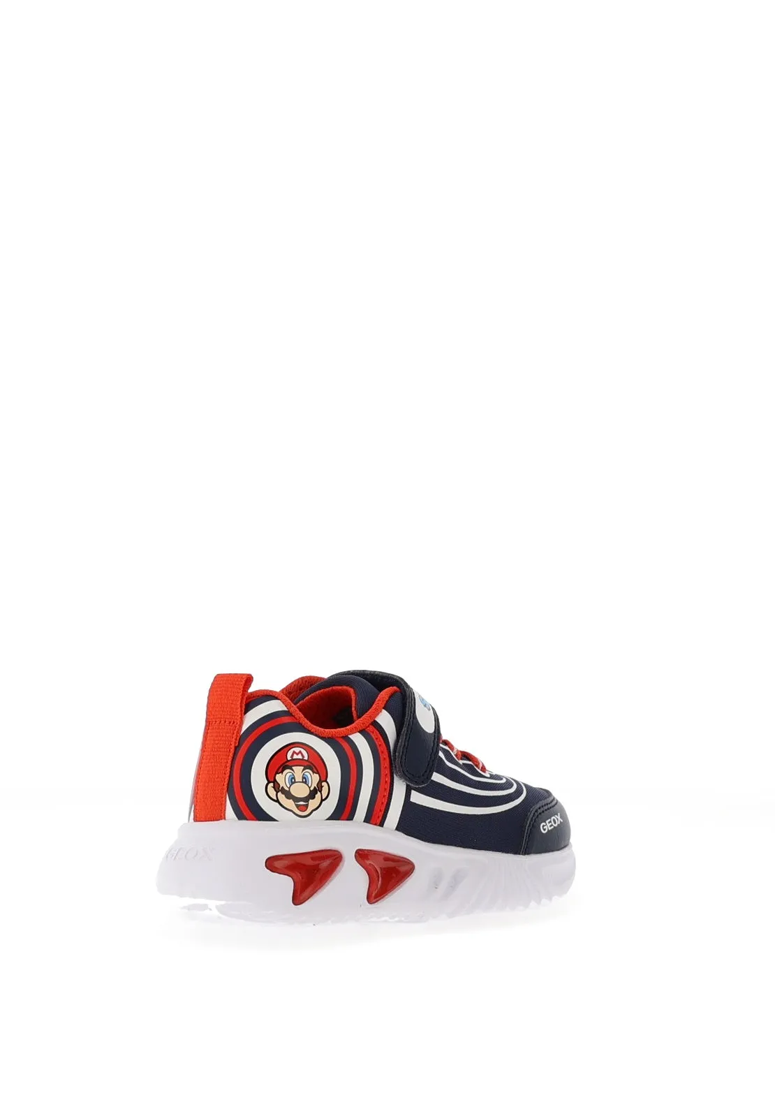 Geox Boys Assister Light Up Trainer, Navy