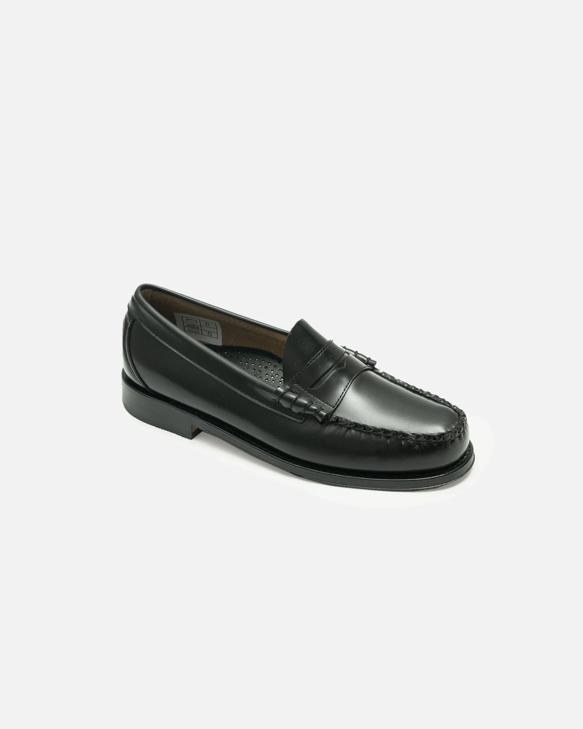 G.H. Bass WEEJUN HERITAGE Larson Moc Penny Loafer Black Leather