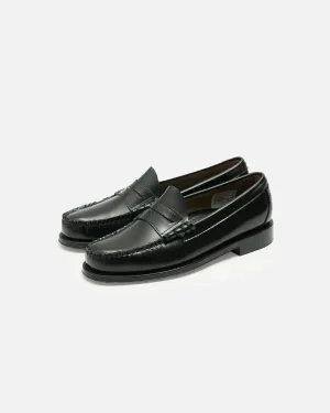 G.H. Bass WEEJUN HERITAGE Larson Moc Penny Loafer Black Leather
