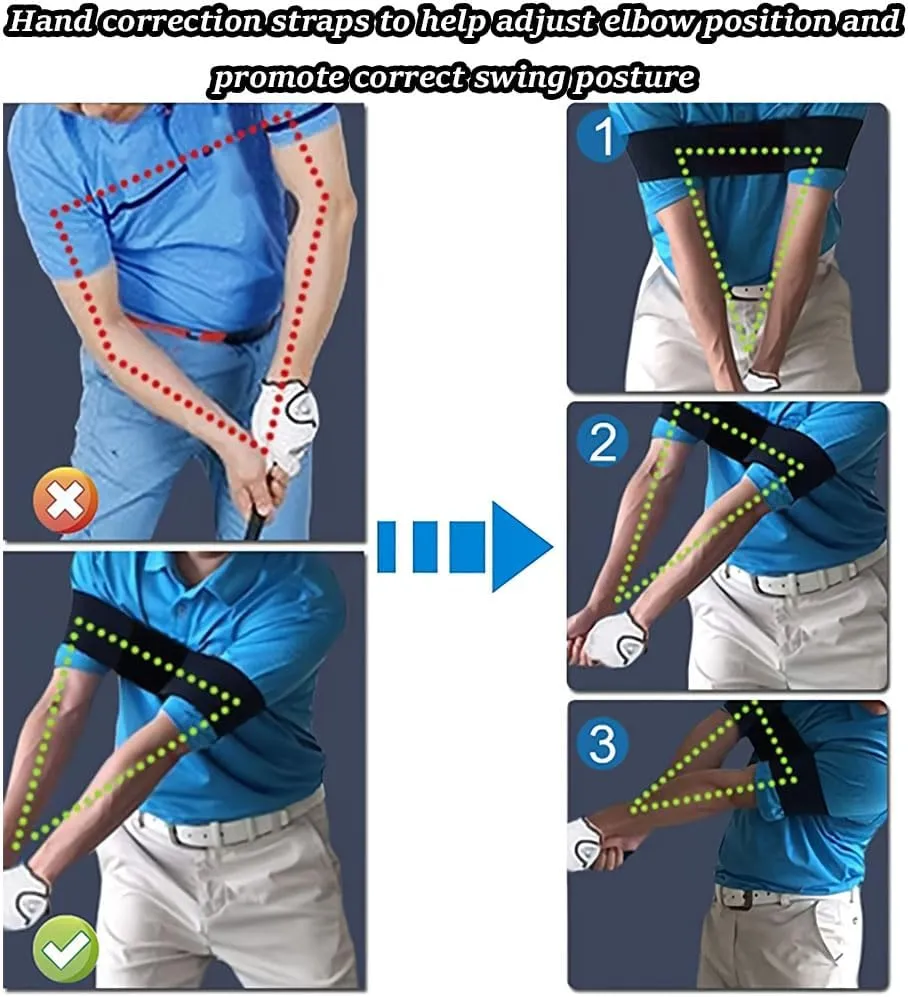 Gloryboom Telescopic Club, Retractable Golf Swing Training Aid, Golf Grip Trainer with Instant Feedback, Suitable for Right-Handed and Left-Handed Golfers
