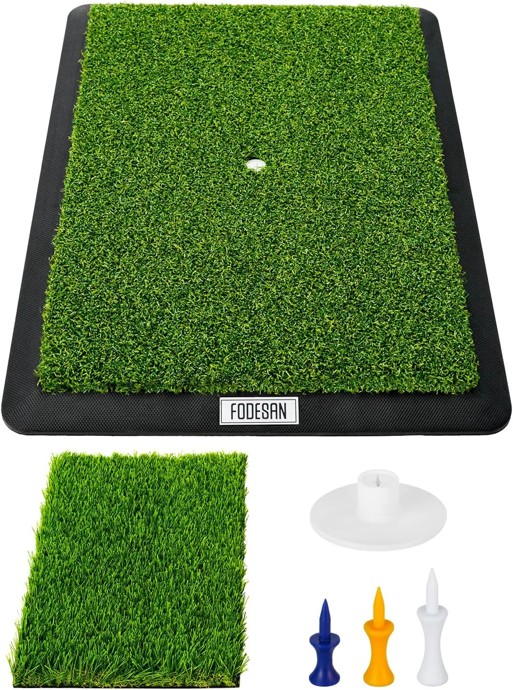 Golf Hitting Mat – Practice Mat with Swing Path Feedback & Impact Detection – Indoor & Outdoor Use – Golf Swing Trainer for Home Training – Father’s Day Golf Gift for Dad