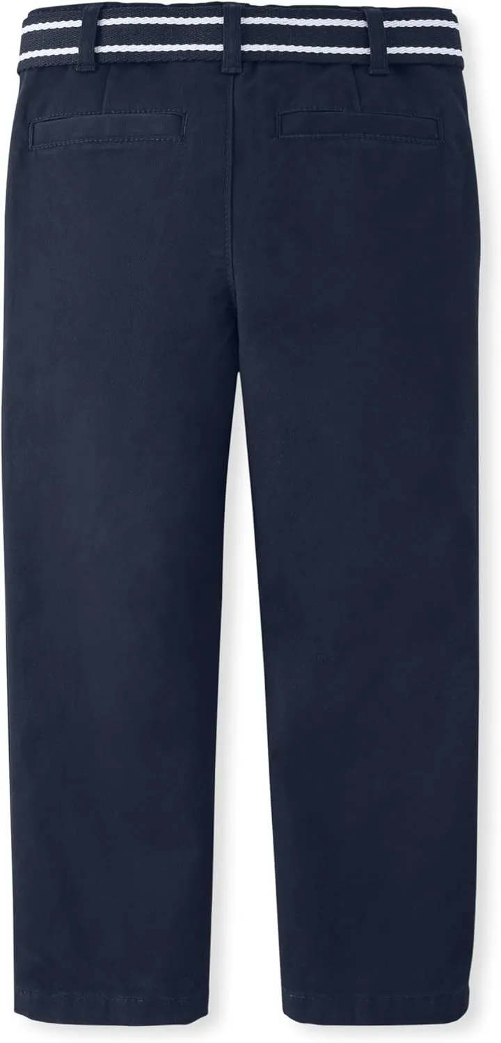 Gymboree Boys' and Toddler Belted Chino Pants