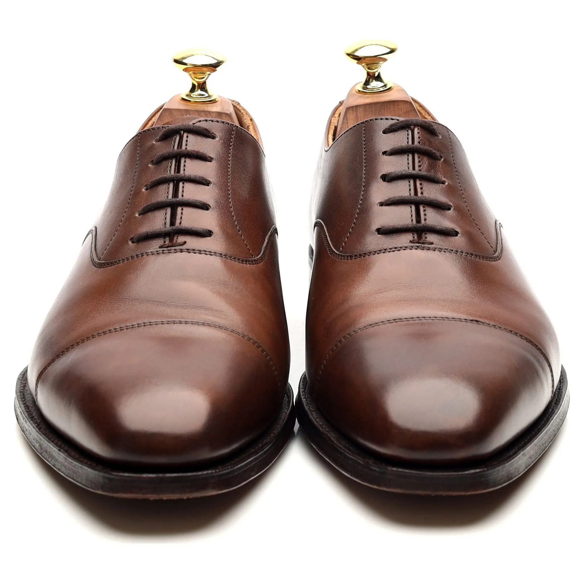 'Hallam' Dark Brown Leather Oxford UK 7 E