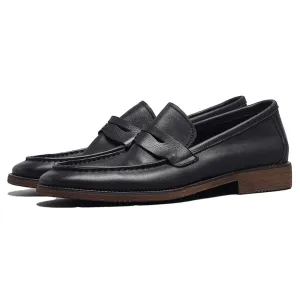 Handmade Full Grain Leather Classic Loafer Shoes