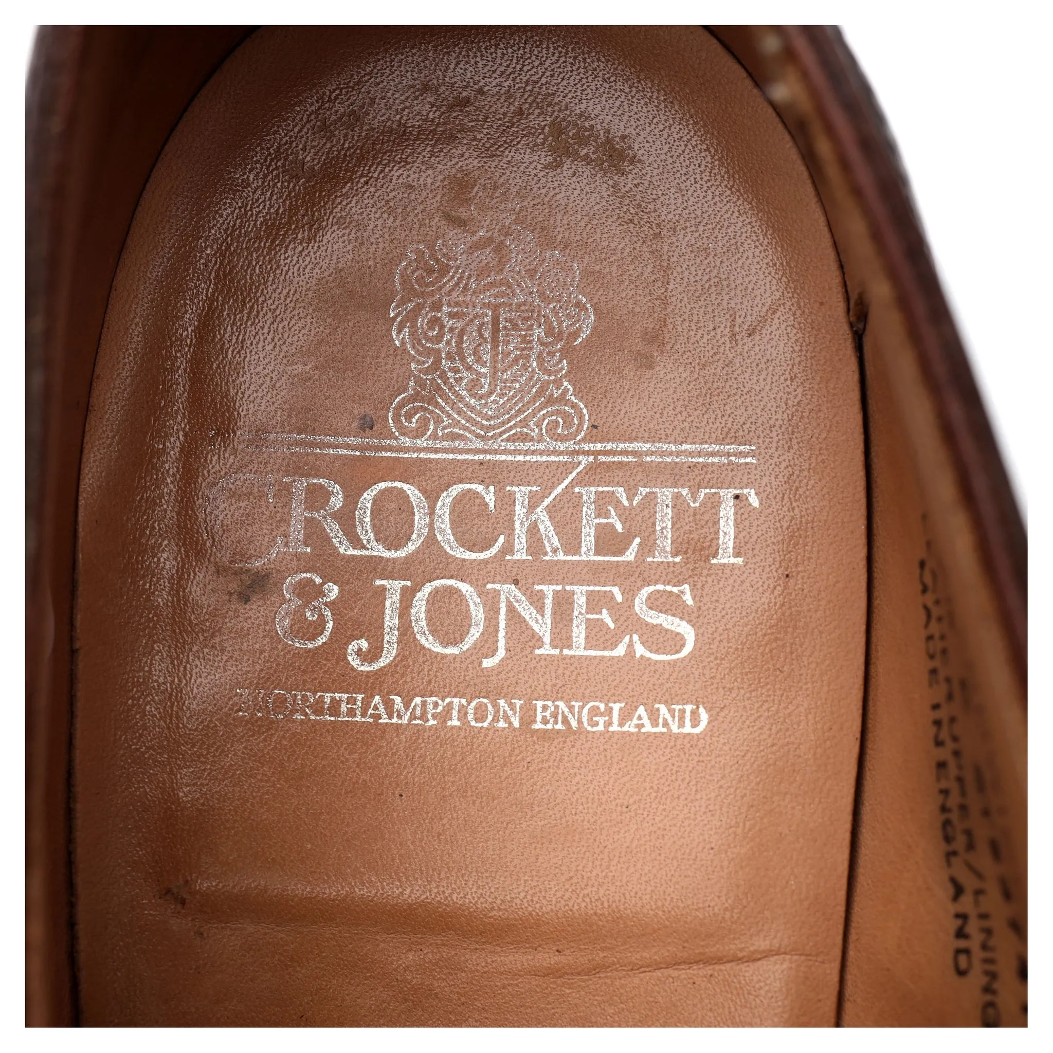 'Hardwick' Dark Brown Grain Leather Split Toe UK 7.5 E