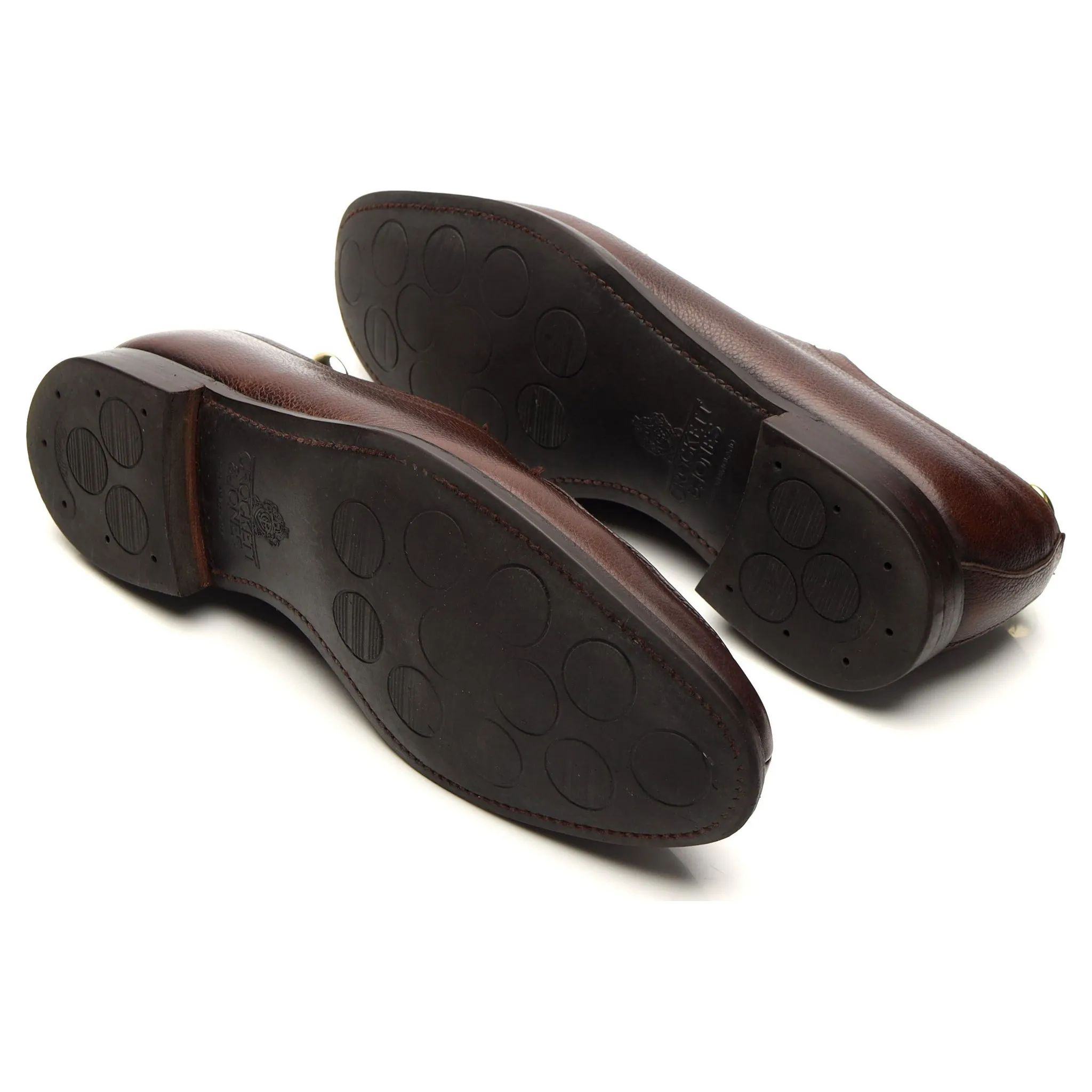 'Hardwick' Dark Brown Grain Leather Split Toe UK 7.5 E