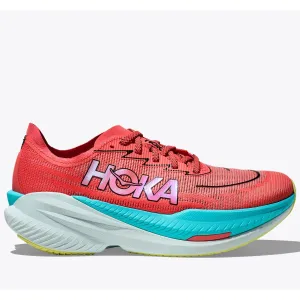 Hoka Mach X 2 Running Shoes Men's (Graperuit Electric Coral GRFT)