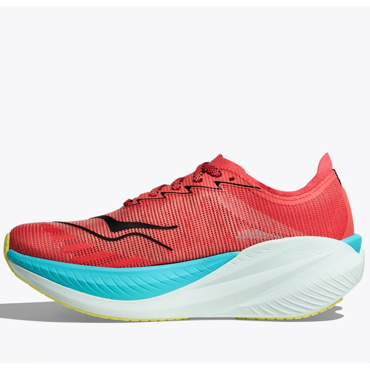 Hoka Mach X 2 Running Shoes Men's (Graperuit Electric Coral GRFT)