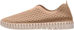 ILSE JACOBSEN HORNBÆK Women's Slip On Sneaker, Latte, 9.5
