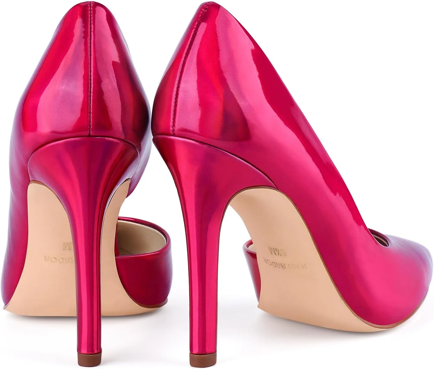 JENN ARDOR Stiletto High Heel Shoes for Women: Pointed, Closed Toe Classic Slip On Dress Pumps