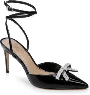Jewel Badgley Mischka Kynlee Wraparound Ankle Strap Stiletto