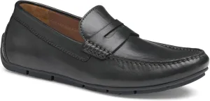 Johnston & Murphy Men’s Baldwin Driver Penny Shoes – Men’s Dress Shoes, Leather Moccasin Shoes, Dress Shoes for Men, Rubber Driver Sole & Cushioned Footbed, Men’s Loafers