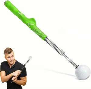KAMOJI Telescopic Club, 2025 New Retractable Golf Swing Training Aid Golf Grip Trainer, Upgrade Golf Training Aid Indoor and Outdoor Golf Equipment for Beginners and Professionals
