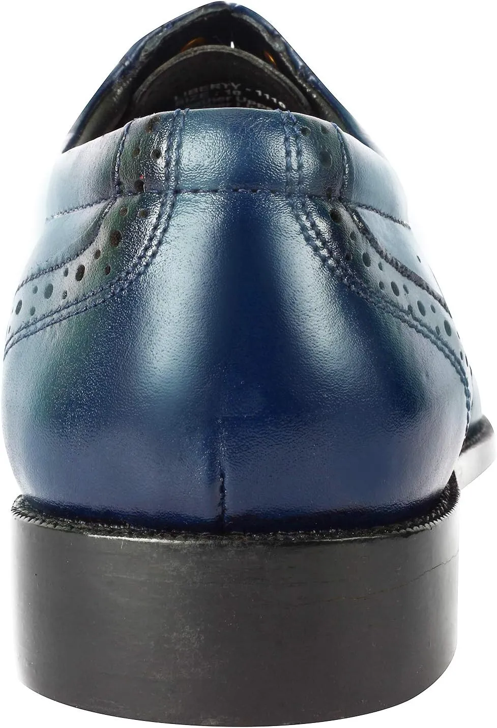 LIBERTYZENO Mens Wingtip Brogue Genuine Leather Adults Lace Up Oxford Dress Shoes for Prom Graduation