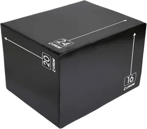 Lifeline Fitness 3-in-1 Foam Plyo Box - Exercise Equipment for Home Gym - Plyometric Jump Box Set for Crossfit, HIIT, Jump Training, Jump Trainer