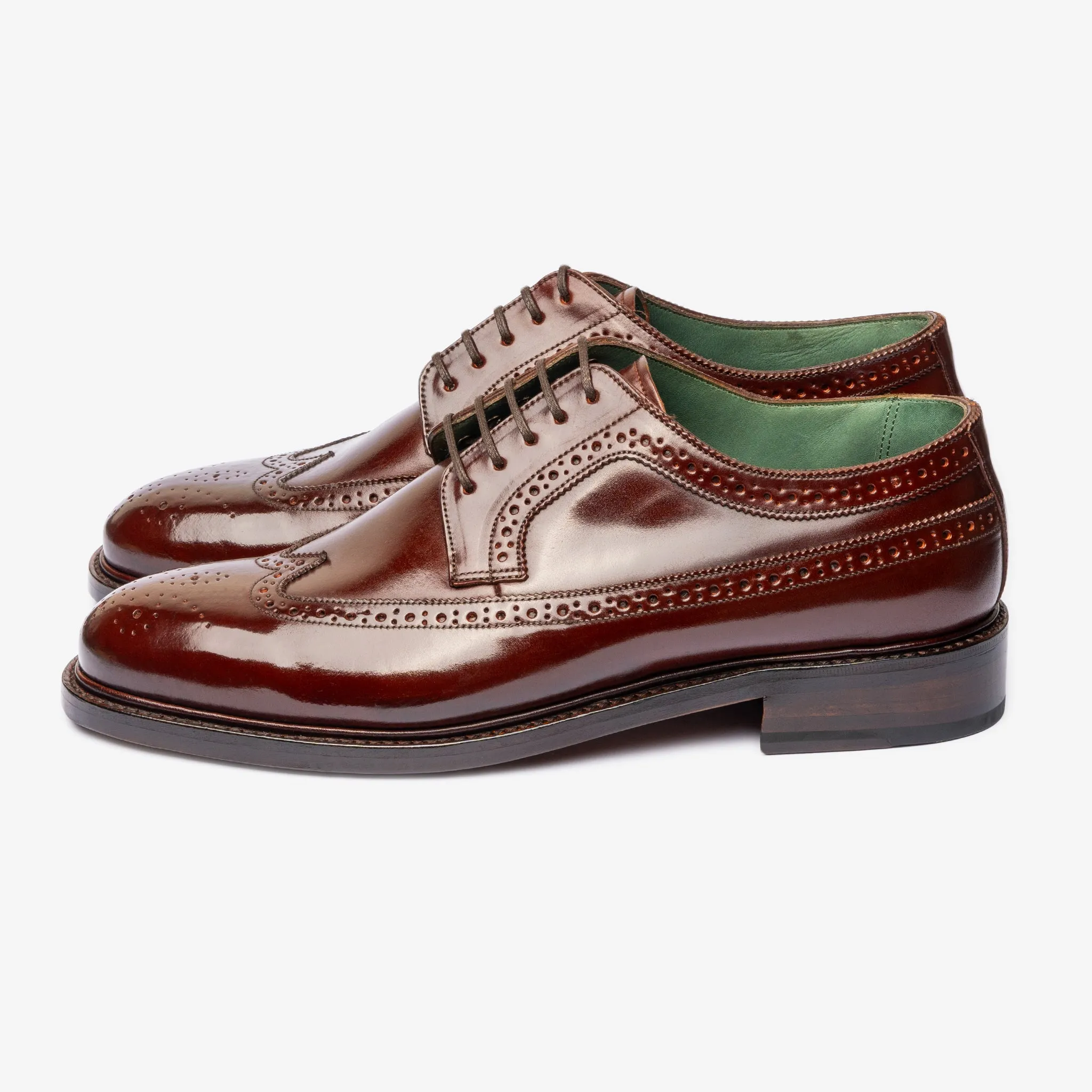 Longwing Derby - Bordo Shell Cordovan - Rui Last