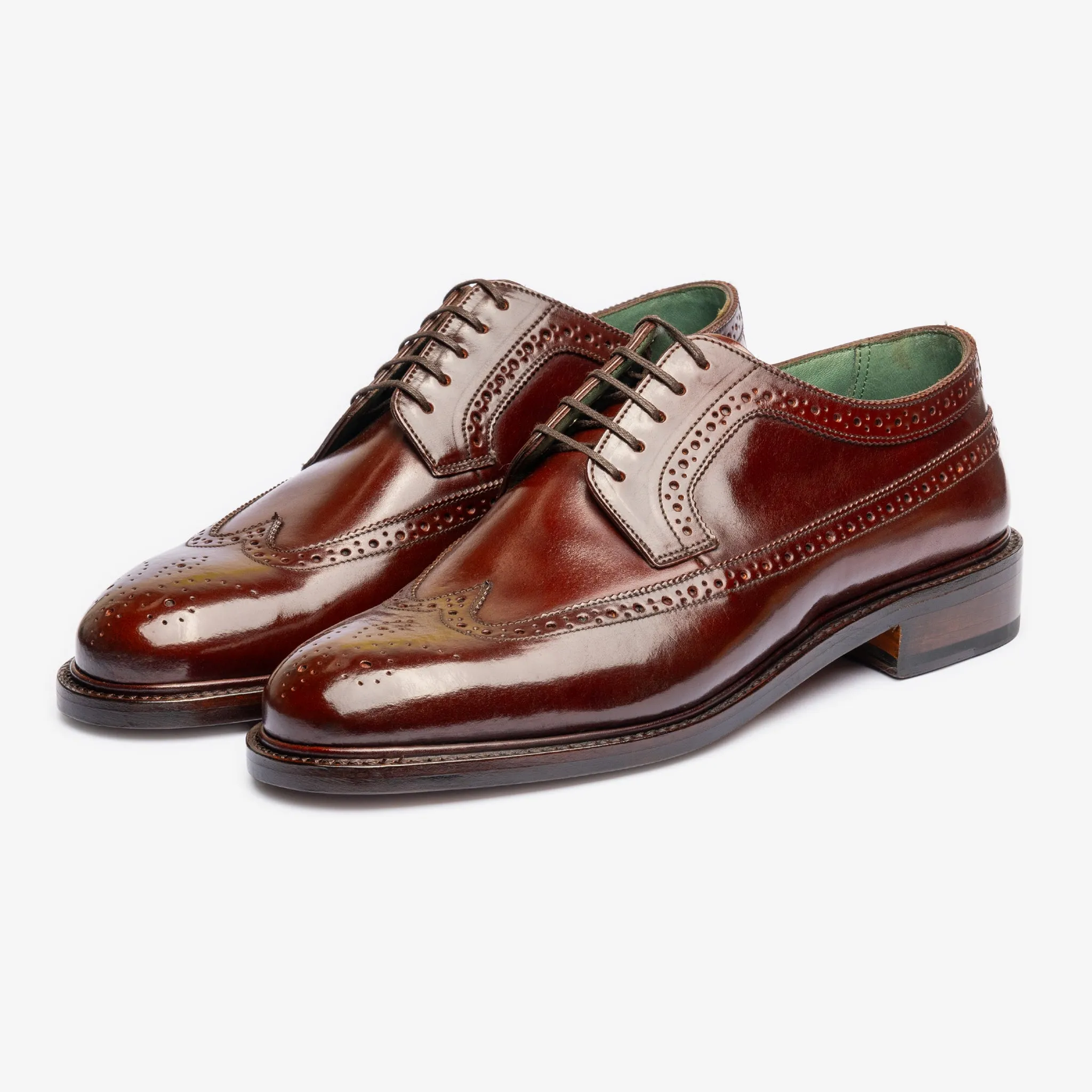 Longwing Derby - Bordo Shell Cordovan - Rui Last