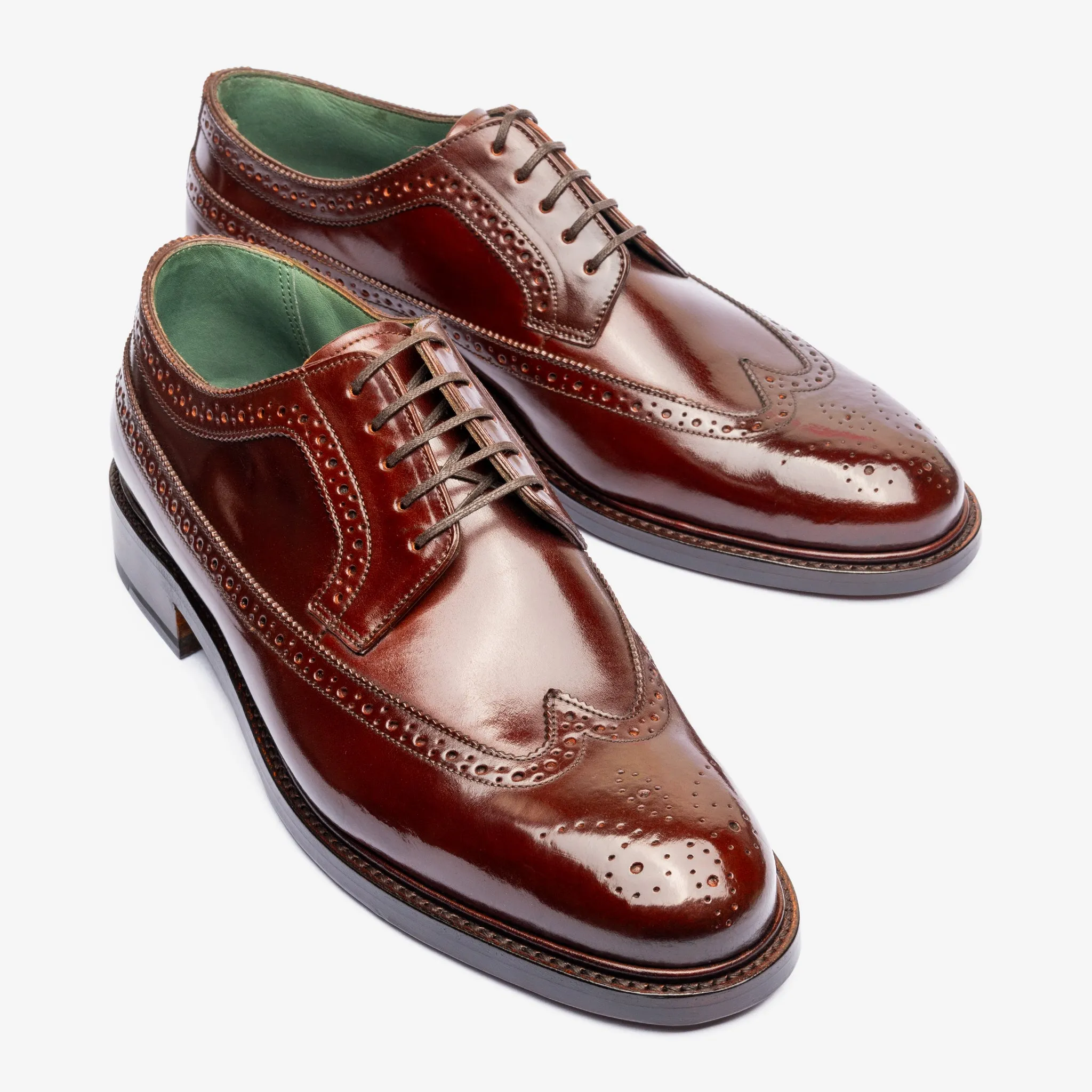Longwing Derby - Bordo Shell Cordovan - Rui Last