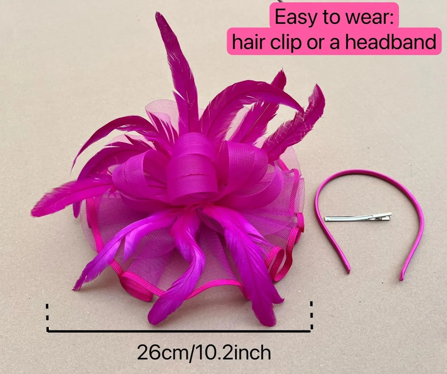 Lucky Leaf Girl Lady Hat Headwear Organza Church Feather Clip Fascinators Hat Wedding Party Cap for Women