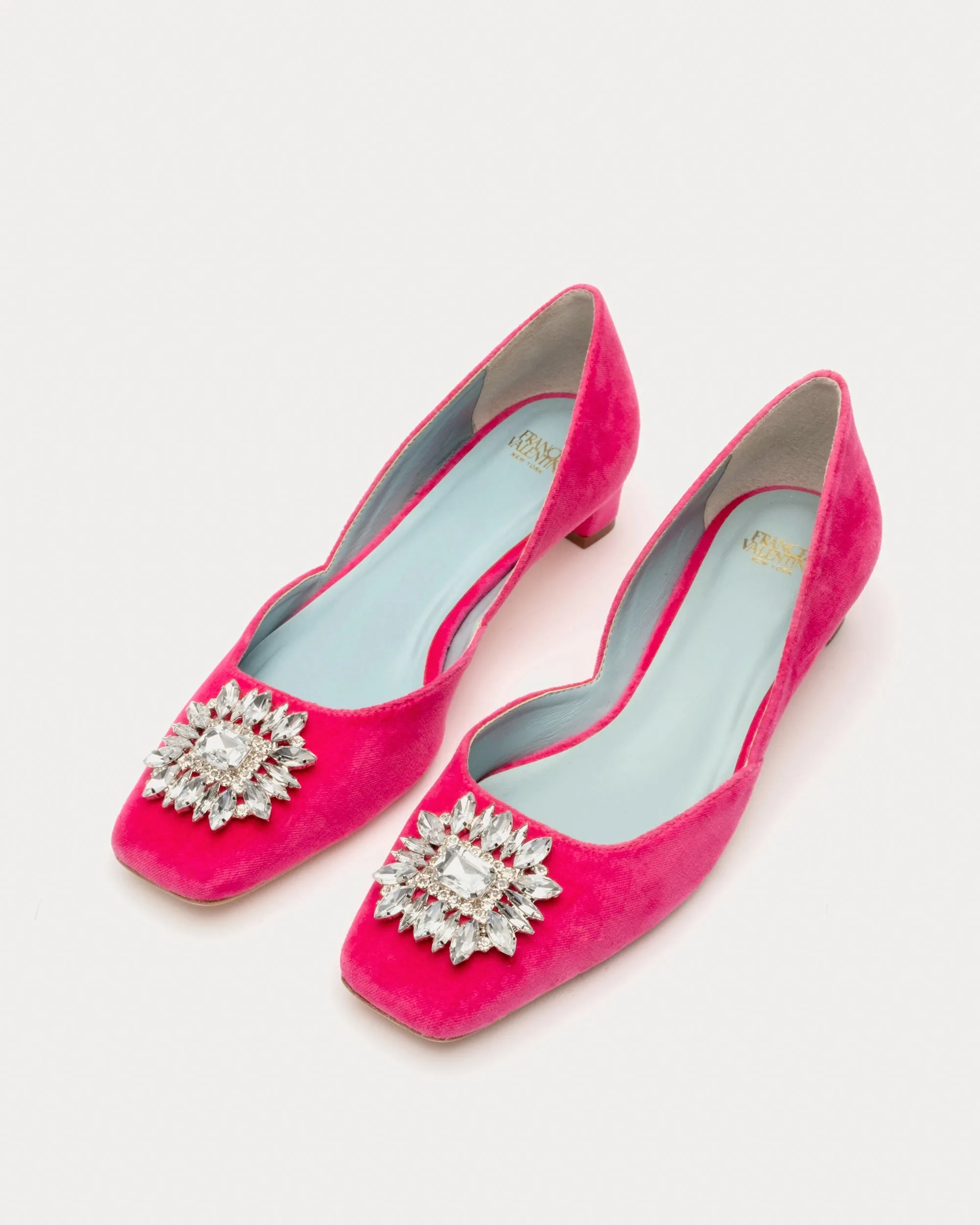 McCall Mini Block Heel - Velvet Pink