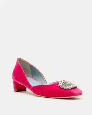 McCall Mini Block Heel - Velvet Pink