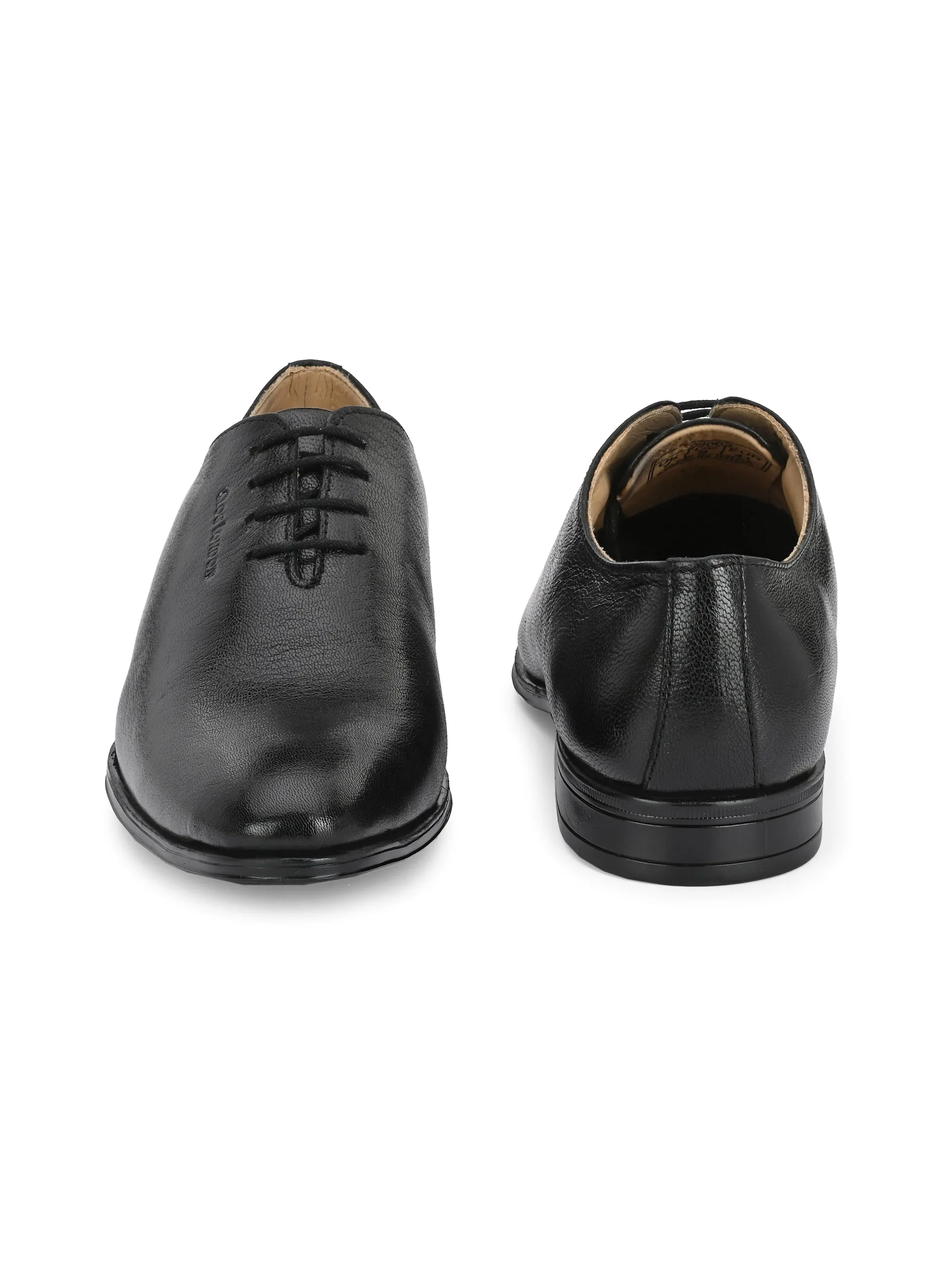 Men Black Derby Shoes