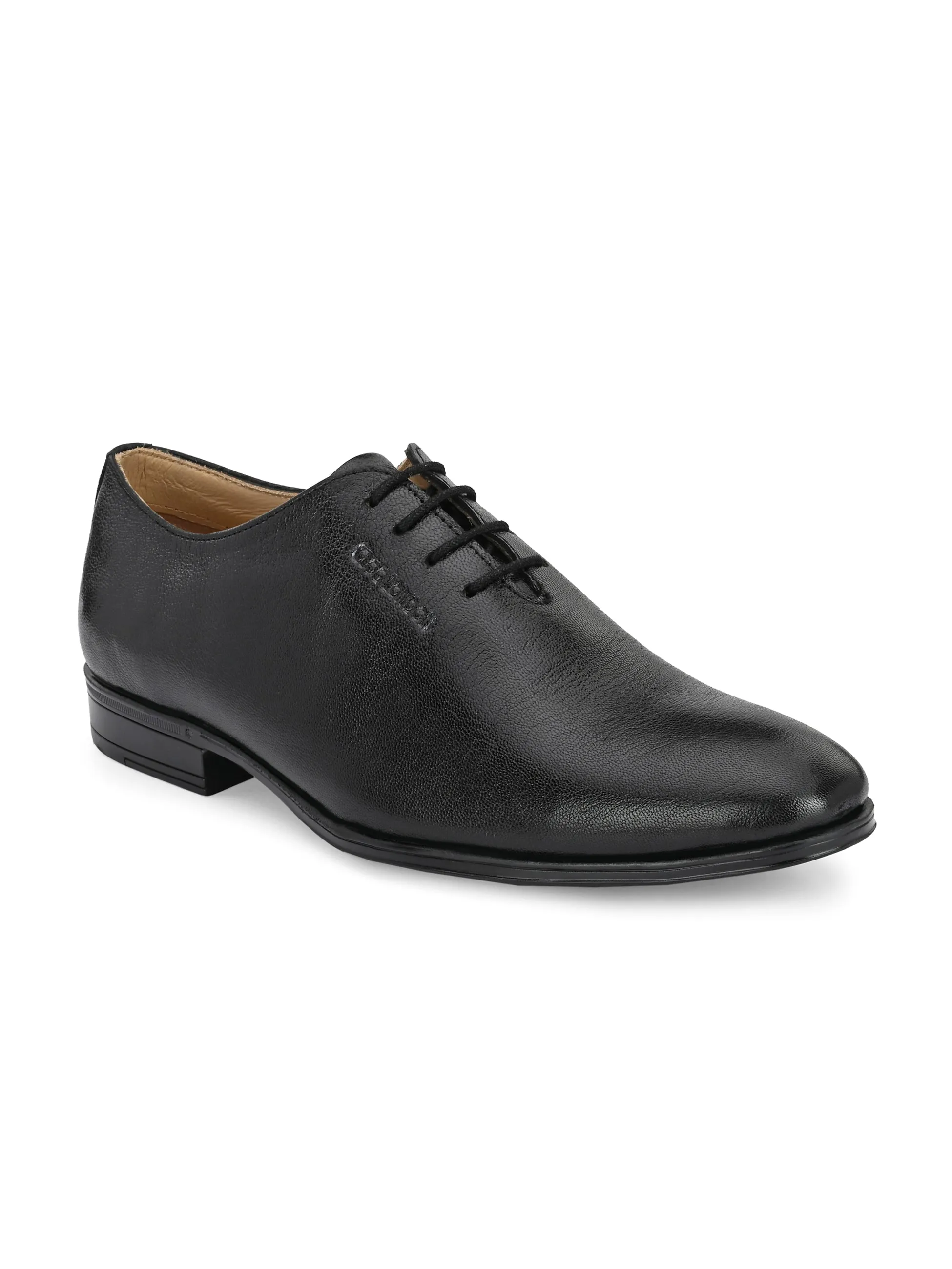 Men Black Derby Shoes