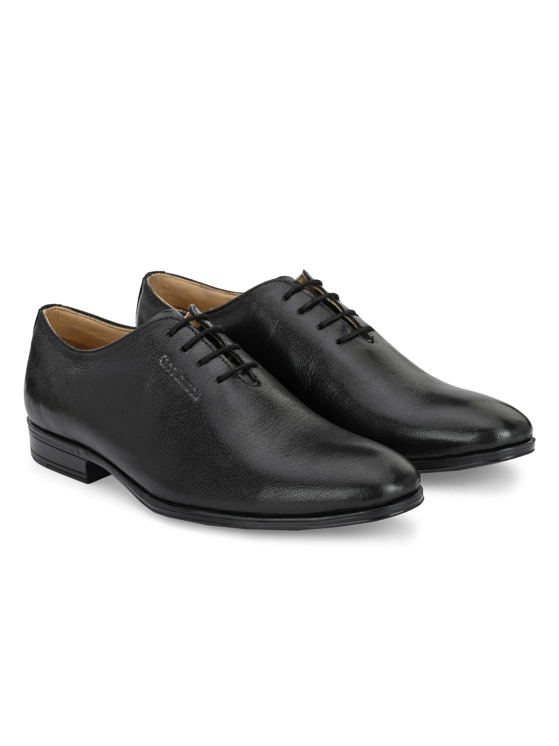 Men Black Derby Shoes