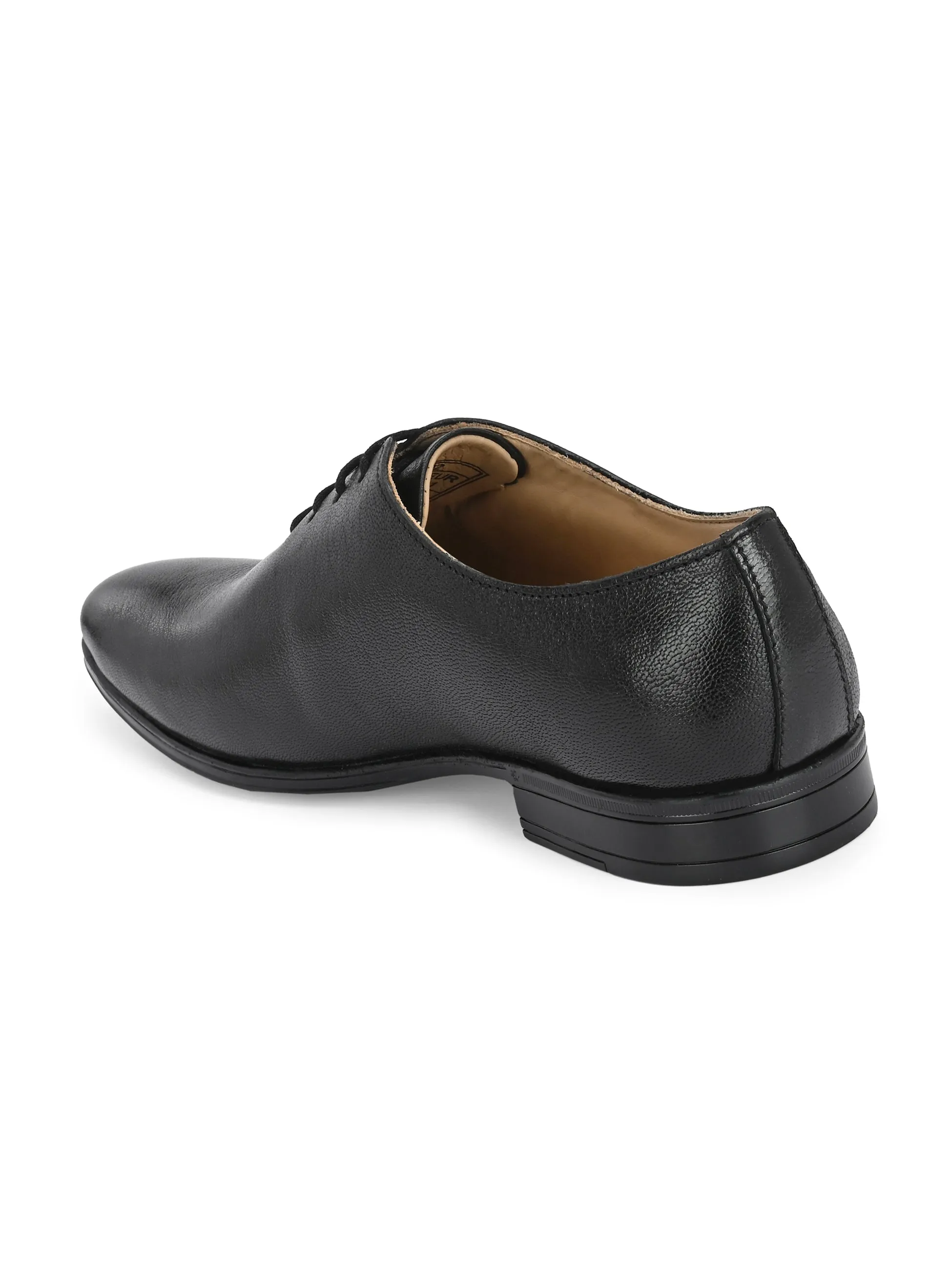 Men Black Derby Shoes