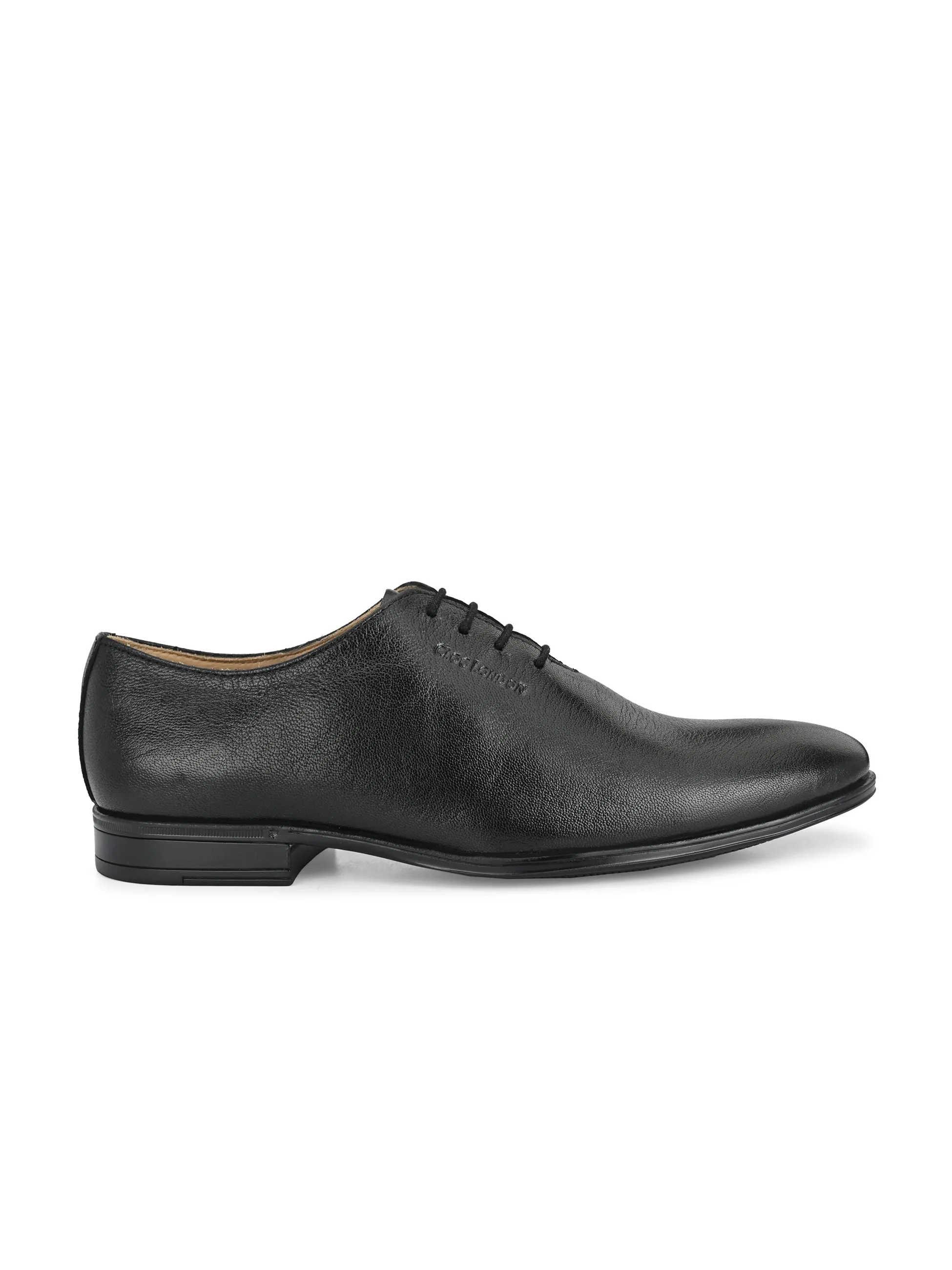 Men Black Derby Shoes