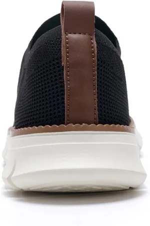 Mens Dress Shoes Work Shoes Wide Width Non Slip Casual Dress Lightweight Breathable Basic Relaxed Shoe Business Workout Walking Running Outdoor Sneakers Mesh Knit Lace-Up Soft Loafers Oxfords