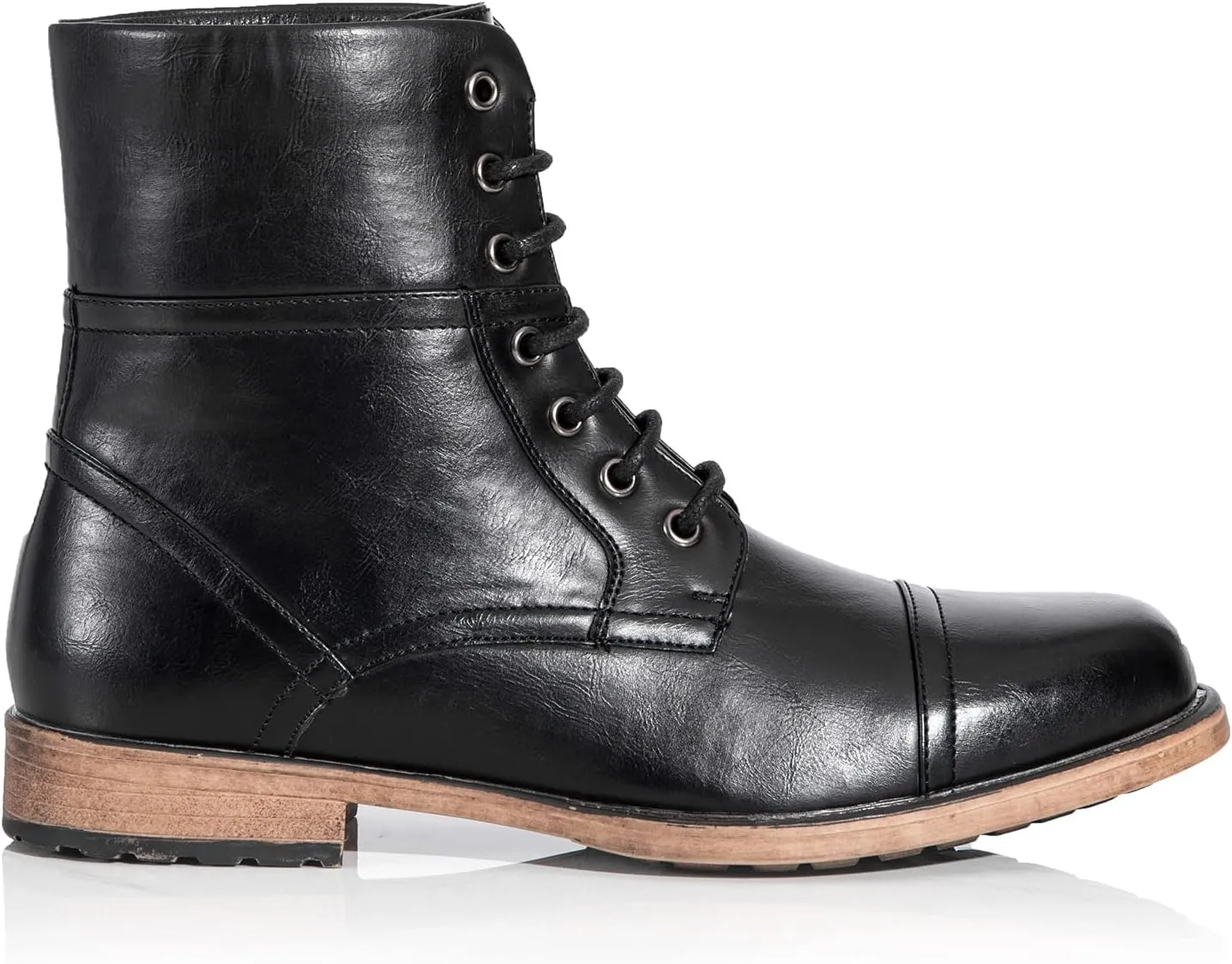 Metrocharm MC310 Men's Lace Up Cap Toe Dress Casual Fashion Oxford Boot