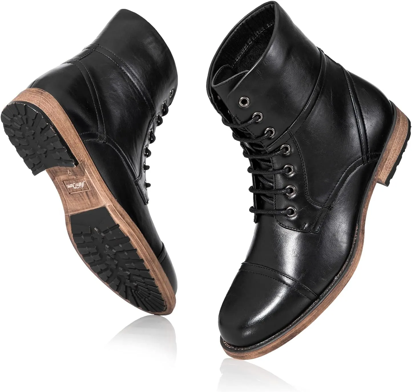 Metrocharm MC310 Men's Lace Up Cap Toe Dress Casual Fashion Oxford Boot