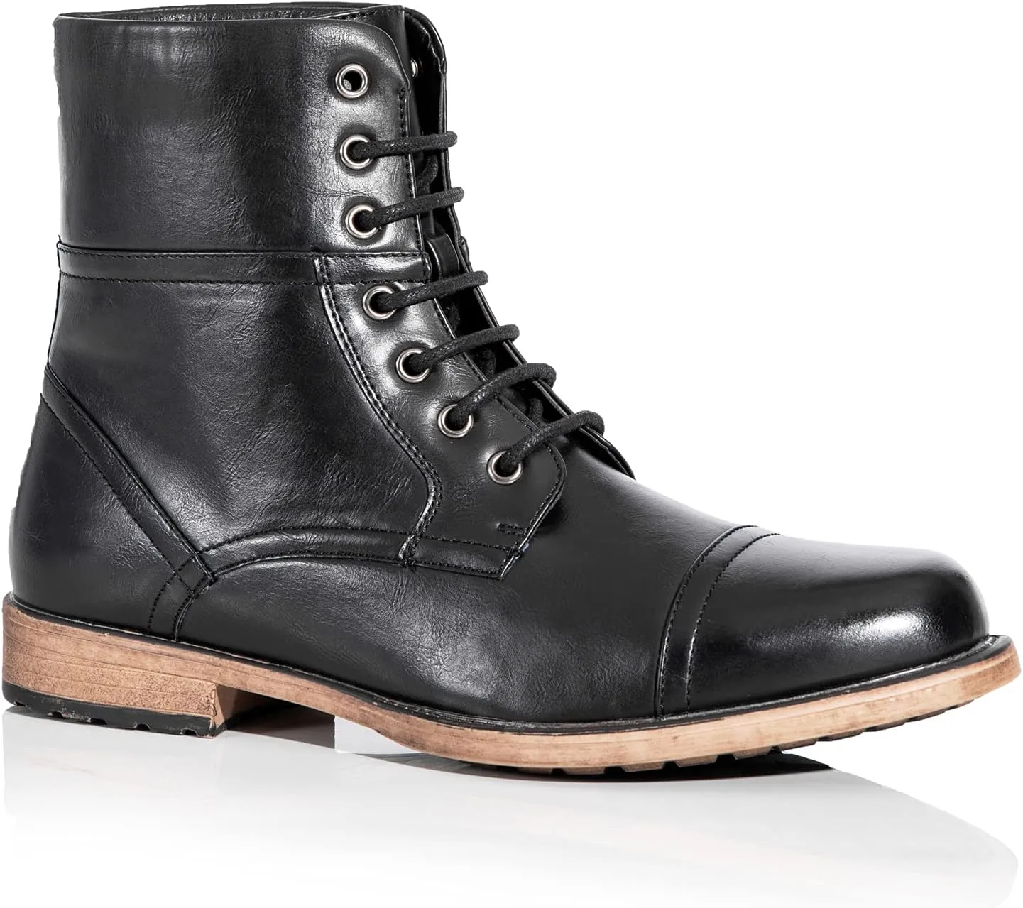 Metrocharm MC310 Men's Lace Up Cap Toe Dress Casual Fashion Oxford Boot