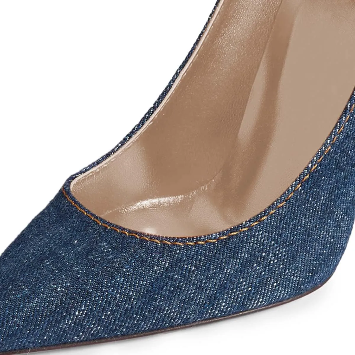miss left Women Trendy Fashion Closed Pointed Toe Sky High Heel Pumps Slip On Stiletto Heels Shoes for Daily Casually Wear Size 4-16 US