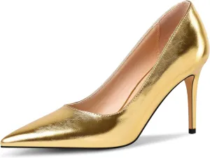 Multicolor Pumps for Women,Pointed-Toe High Heels Dress Wedding Office Pump Shoes