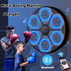 Music Boxing Machine Household With RGB Light Bluetooth