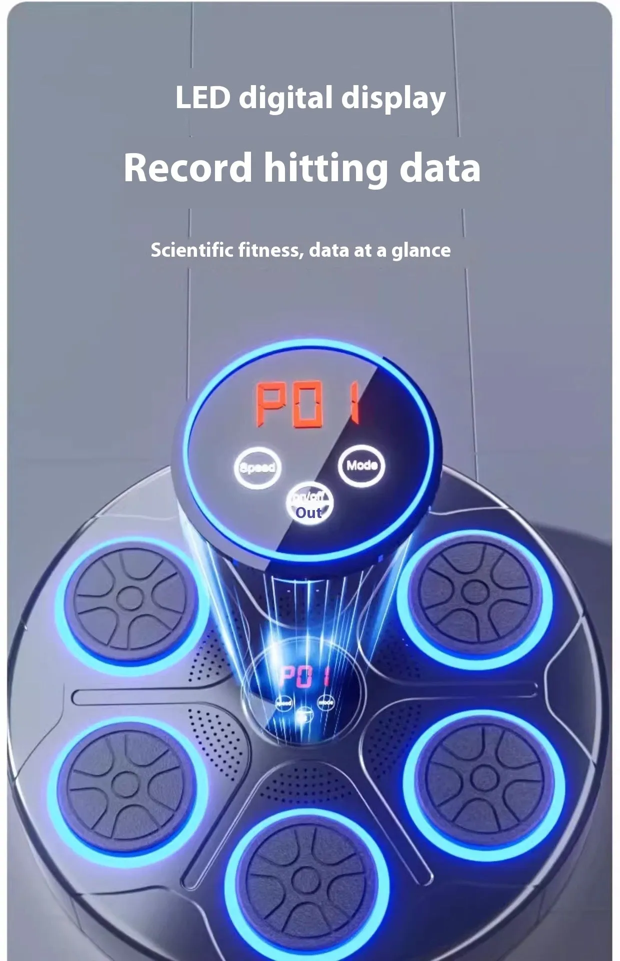 Music Boxing Machine Household With RGB Light Bluetooth