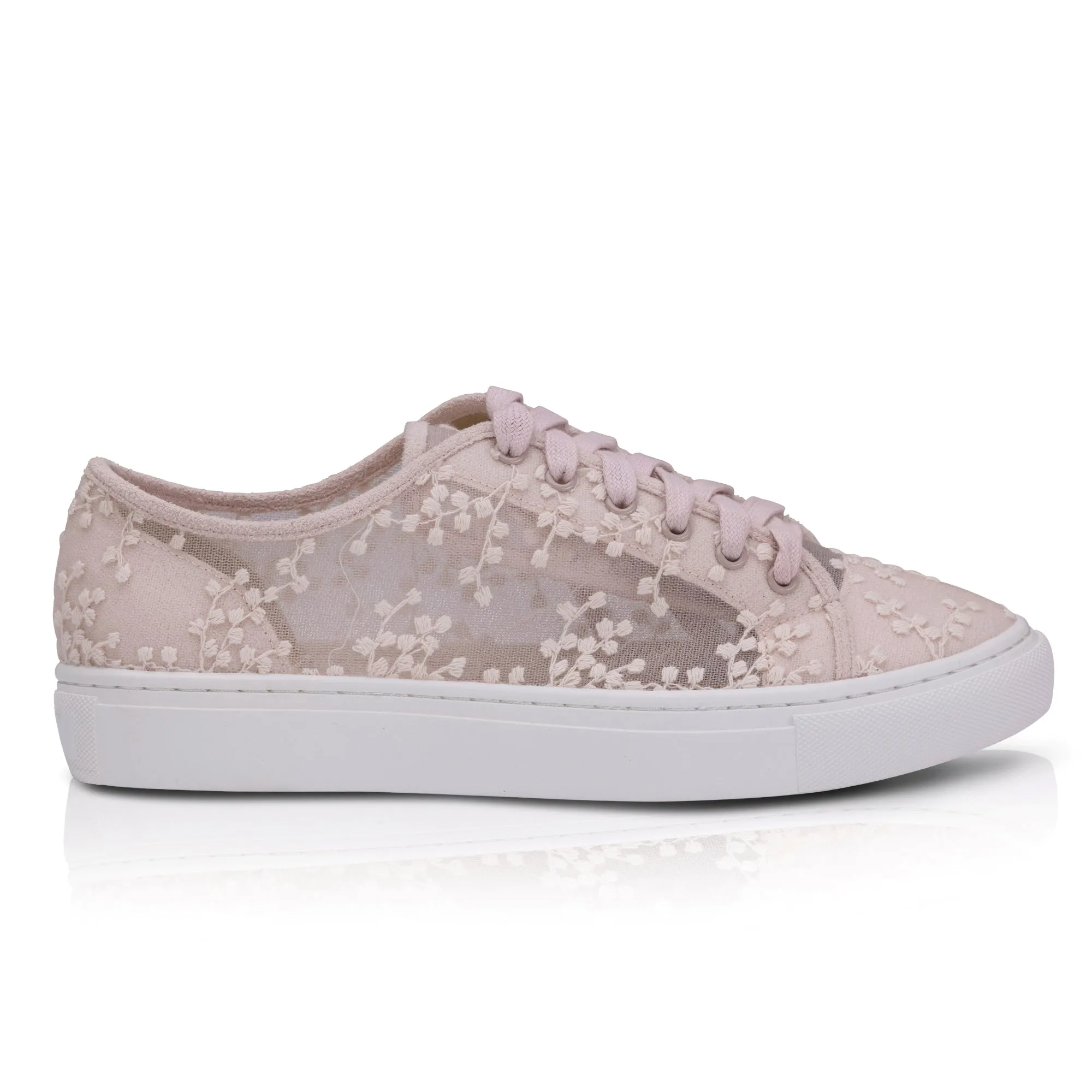 Oakley blush lace bridal trainers SIZES 36/37 ONLY