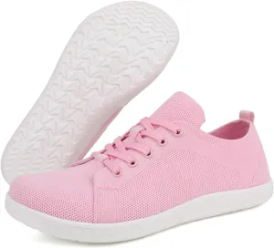 Orthopedic Shoes for Men Zero Drop Wide Toe Box Minimalist Barefoot Shoes Arch Support Lace Up Diabetes Foam Sneakers Casual Lightweight Breathable Fashion Slip on Walking Running Sneakers