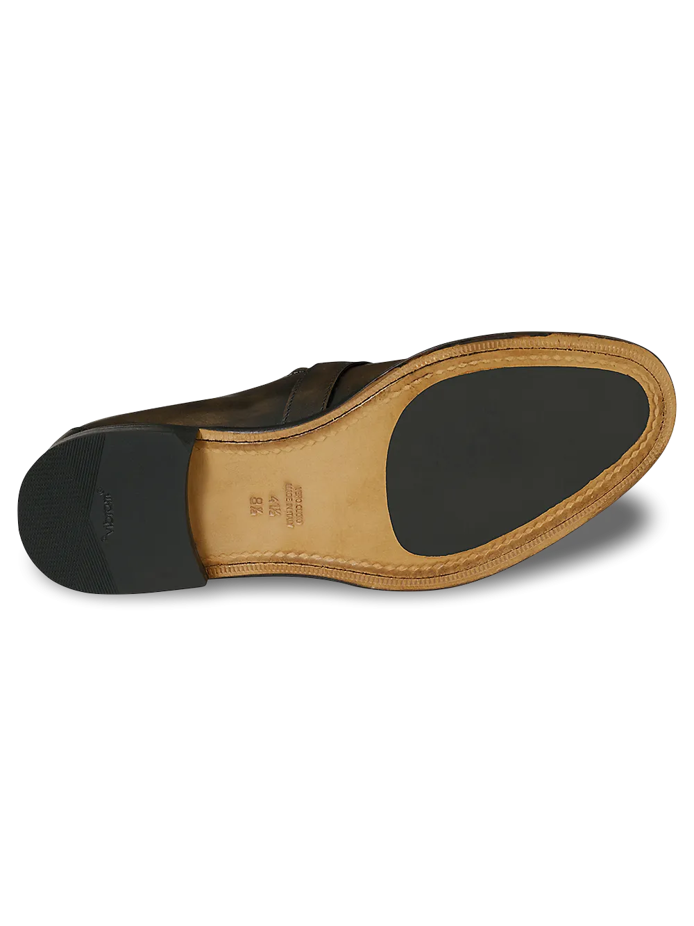 Owen Penny Loafer - Brown/olive