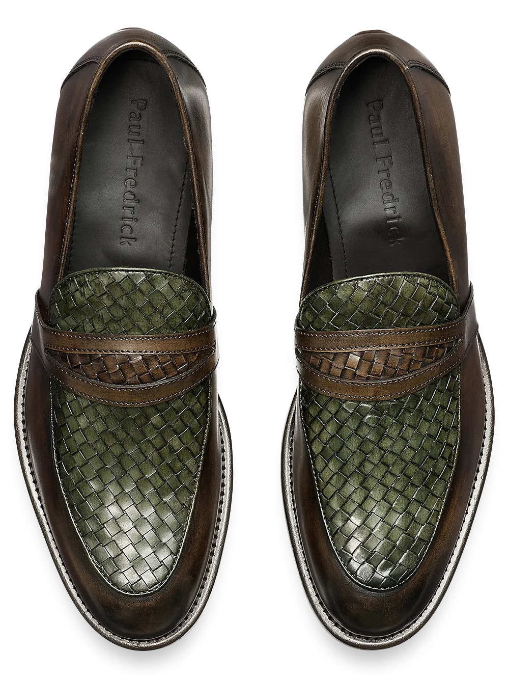 Owen Penny Loafer - Brown/olive