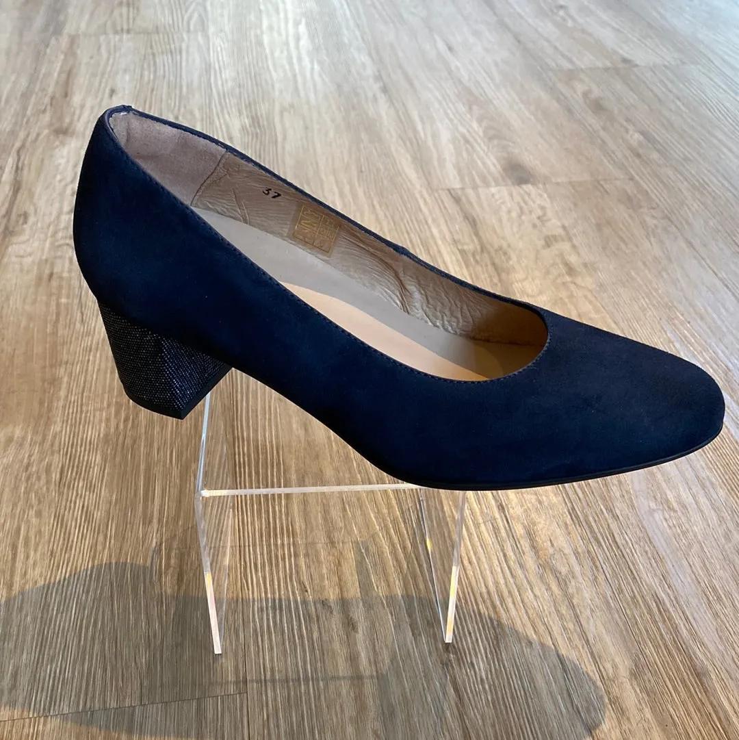 PIE SANTO 205401 PUMP NAVY SUEDE