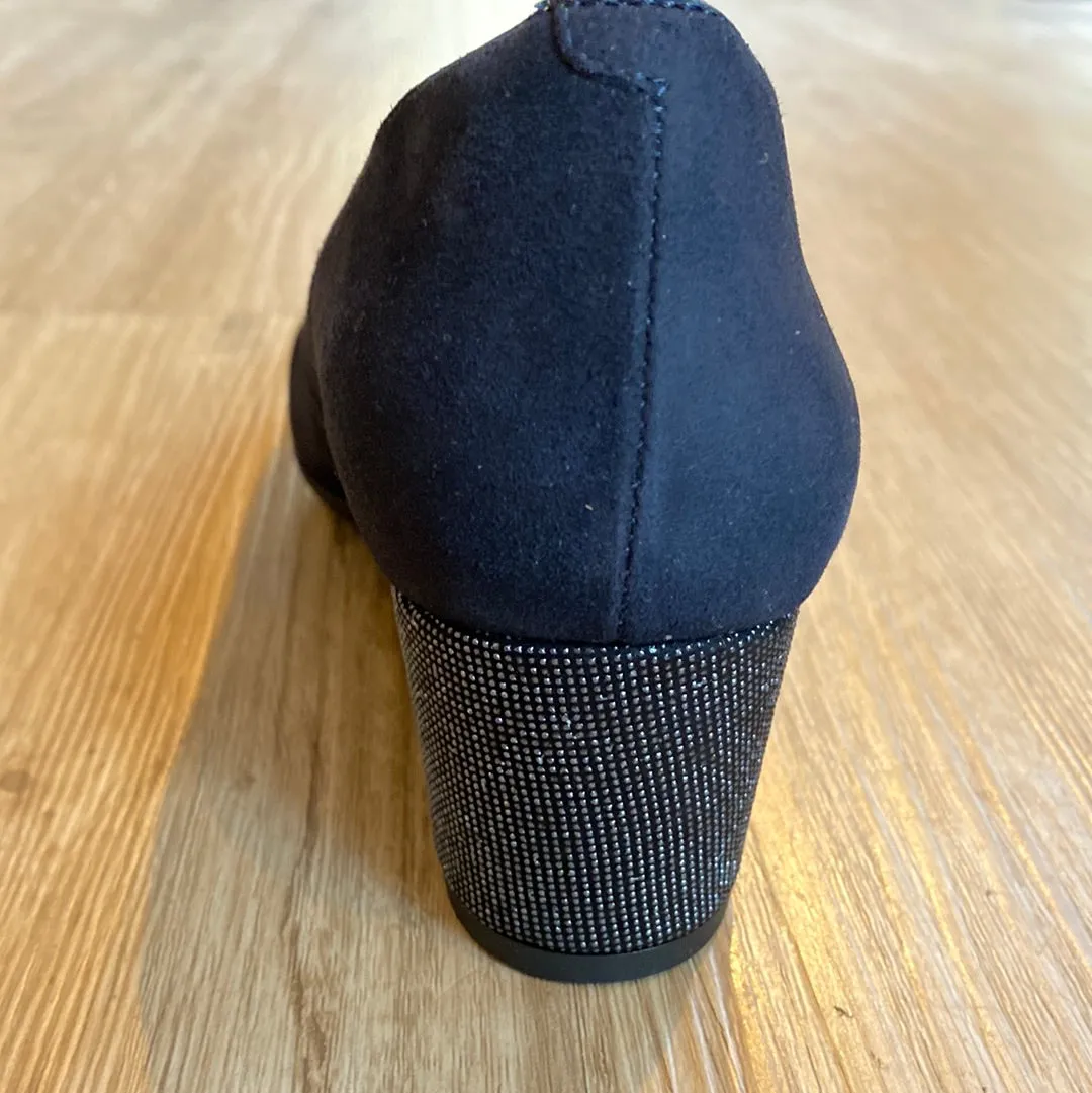 PIE SANTO 205401 PUMP NAVY SUEDE