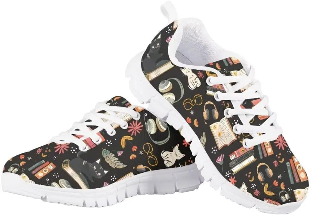 Pinupub Boys Girls Tennis Sports Shoes Breathable Non Slip Lace Up Sneakers for Running Hiking