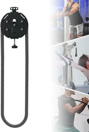 Portable Cable Pulley System, Endless Rope Trainer, Full-Body Workout Tool, Premium Nylon Rope,Adjustable Resistance, Used for Grip, Arms, Back, Body Coordination Exercises