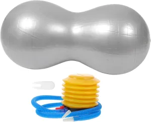 PVC Exercise Balls Anti-Burst Small Peanut Balls Balancing Stability Trainer for Muscle Bone Strengthening