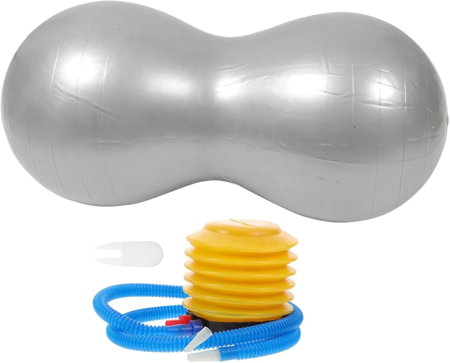 PVC Exercise Balls Anti-Burst Small Peanut Balls Balancing Stability Trainer for Muscle Bone Strengthening